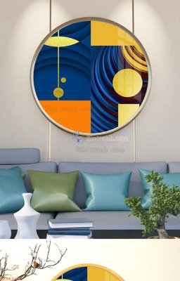 Tải file File tranh hiện đại pha lê gương KF96748 (gốc) làm file quảng cáo