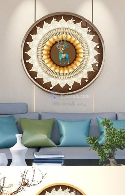 File ảnh File tranh hiện đại pha lê gương KF96758 (gốc) in poster