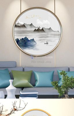 File PSD File tranh hiện đại pha lê gương KF96759 (chất lượng in ấn)