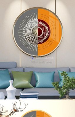 Tải file PSD File tranh hiện đại pha lê gương KF96810 (nguyên layer) để in