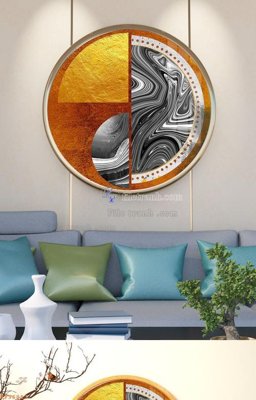 File gốc File tranh hiện đại pha lê gương KF96813 (cho in ấn) từ Filetranh.com