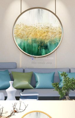 File in mica File tranh hiện đại pha lê gương KF96814 (ảnh gốc) đẹp