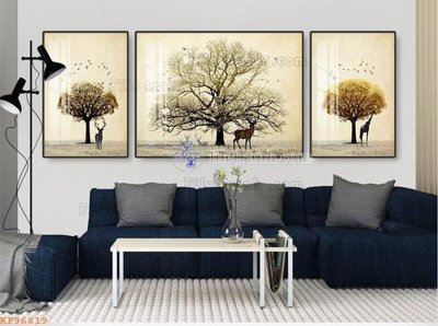 Download file File tranh hiện đại pha lê gương KF96819 (chất lượng in ấn)