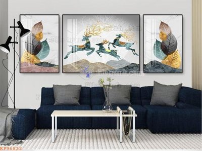 Tải file File tranh hiện đại pha lê gương KF96832 (gốc) để in ấn ngay