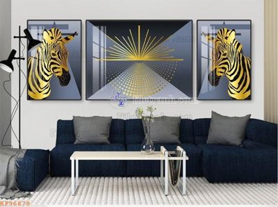 File gốc File tranh hiện đại pha lê gương KF96878 (phong cách) châu Âu