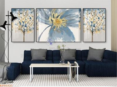 File tranh trang trí File tranh hiện đại pha lê gương KF96921 (file gốc)