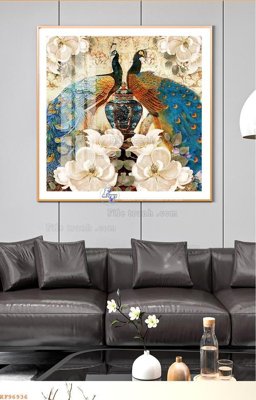 File gốc File tranh hiện đại pha lê gương KF96936 (ảnh chi tiết) để in ấn