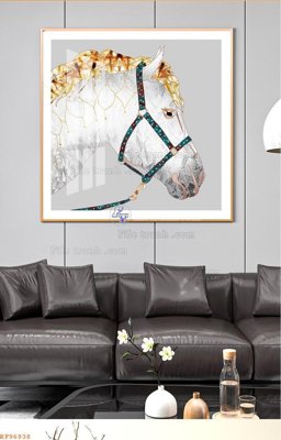 File in trần File tranh hiện đại pha lê gương KF96938 (bản gốc 3D) sống động