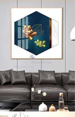 File tranh File tranh hiện đại pha lê gương KF96962 (ảnh gốc) chi tiết rõ ràng