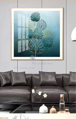 File tranh File tranh hiện đại pha lê gương KF97005 (gốc) chủ đề trẻ em