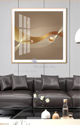 File ảnh gốc File tranh hiện đại pha lê gương KF97010 (chuyên in mica)