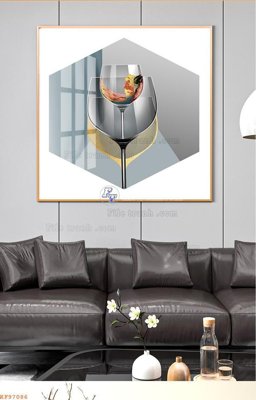 Mua file gốc File tranh hiện đại pha lê gương KF97086 (PSD) tại Filetranh.com