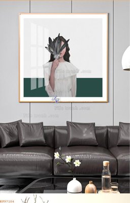 Hình ảnh gốc File tranh hiện đại pha lê gương KF97104 (để in khổ lớn)