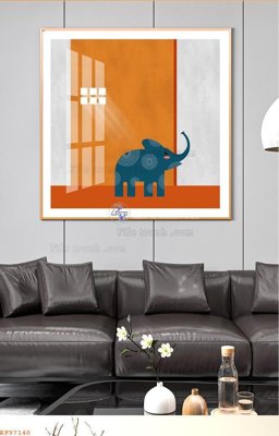 Ảnh gốc File tranh hiện đại pha lê gương KF97140 (độ nét cao) in tráng gương