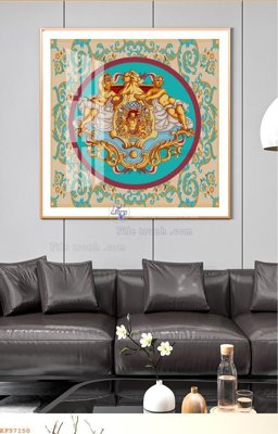 File tranh gốc File tranh hiện đại pha lê gương KF97150 (bản quyền) Filetranh.com