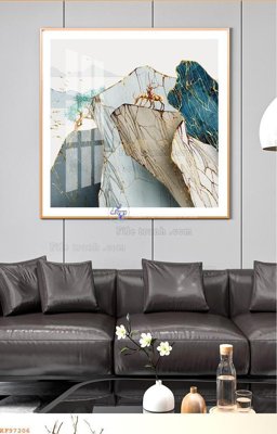 Chi tiết file gốc File tranh hiện đại pha lê gương KF97206 (cho in tráng gương)