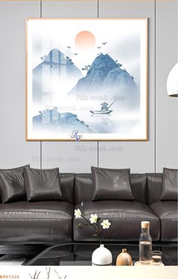 Tải file File tranh hiện đại pha lê gương KF97226 (gốc) làm file tranh quảng cáo