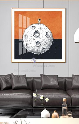 File tranh File tranh hiện đại pha lê gương KF97252 (gốc) chủ đề trừu tượng