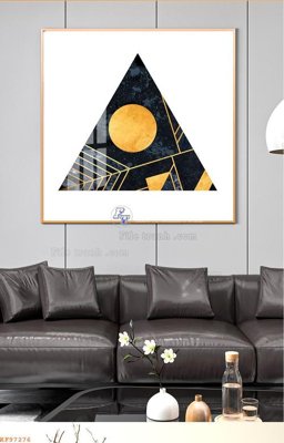 File tranh File tranh hiện đại pha lê gương KF97276 (gốc) chủ đề con người