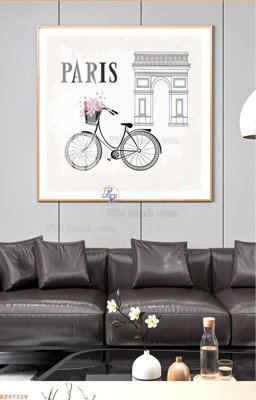 File tranh File tranh hiện đại pha lê gương KF97329 (gốc) phong cách tối giản