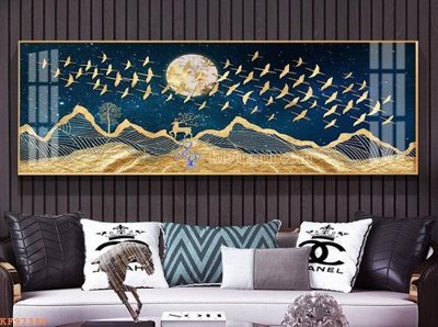 File gốc in ấn File tranh hiện đại pha lê gương KF97349 độ phân giải cao