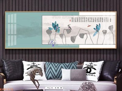 File gốc File tranh hiện đại pha lê gương KF97375 (bản quyền) cho in ấn