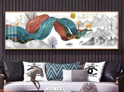 File gốc File tranh hiện đại pha lê gương KF97416 (dành cho trang trí nội thất)