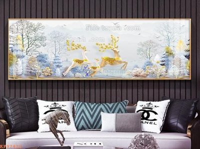 Tải file gốc File tranh hiện đại pha lê gương KF97422 (để in lụa)