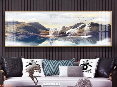 Hình ảnh gốc File tranh hiện đại pha lê gương KF97425 (để in khổ lớn)