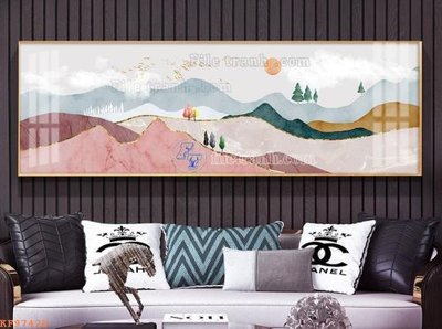 File gốc File tranh hiện đại pha lê gương KF97428 (in 3D) nghệ thuật