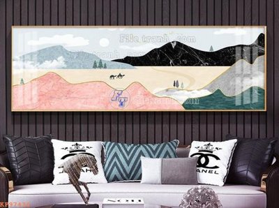 File tranh File tranh hiện đại pha lê gương KF97436 (ảnh gốc) in trần 3D