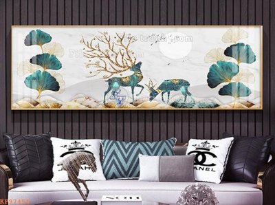 File gốc File tranh hiện đại pha lê gương KF97456 (thiết kế) cho in ấn