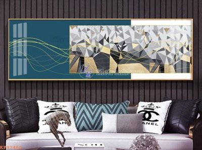 File gốc File tranh hiện đại pha lê gương KF97460 (vector) cho in ấn