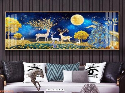 File gốc File tranh hiện đại pha lê gương KF97473 (thiết kế) độc quyền