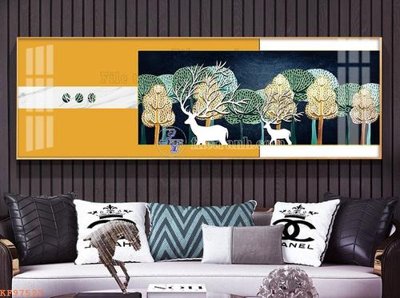 File in mica File tranh hiện đại pha lê gương KF97527 (bản gốc) siêu trong