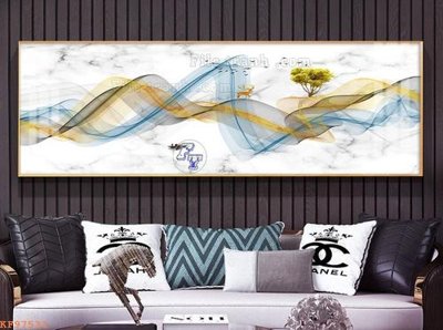 File gốc File tranh hiện đại pha lê gương KF97531 (phong cách) tối giản