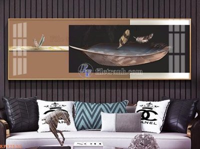 File gốc File tranh hiện đại pha lê gương KF97532 (in tráng gương) ốp tường