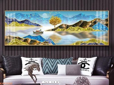 Tệp tin gốc File tranh hiện đại pha lê gương KF97545 (chất lượng cao) File tranh hiện đại pha lê gương KF97545