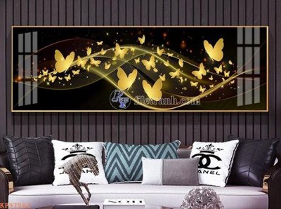 File tranh gốc PSD File tranh hiện đại pha lê gương KF97562 còn nguyên layer