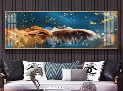 Tải file File tranh hiện đại pha lê gương KF97575 (PSD) cho in tranh 3D