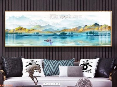 File PSD File tranh hiện đại pha lê gương KF97582 (bản gốc) dễ dàng edit