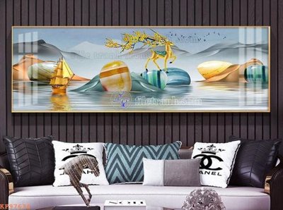 Tải file gốc File tranh hiện đại pha lê gương KF97636 (in bạt) quảng cáo