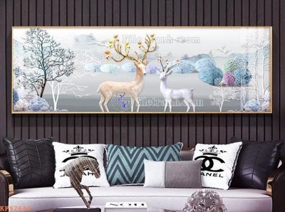 File in trần File tranh hiện đại pha lê gương KF97646 (file gốc) chủ đề vũ trụ