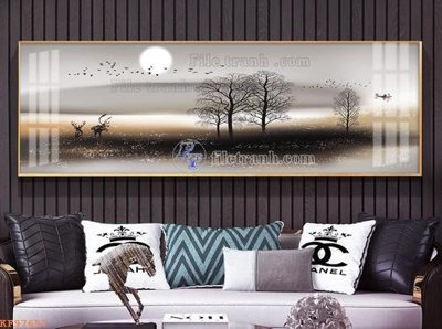 File gốc File tranh hiện đại pha lê gương KF97657 (PNG) nền trong suốt