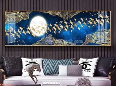 File in ấn File tranh hiện đại pha lê gương KF97678 (bản gốc) chất lượng cao