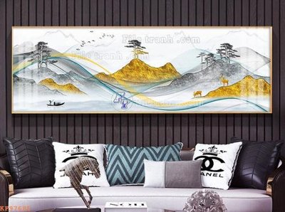 File gốc File tranh hiện đại pha lê gương KF97685 (thiết kế) cho in ấn