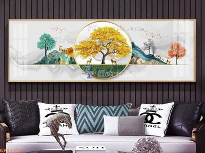 File gốc File tranh hiện đại pha lê gương KF97712 (in mica) cắt laser