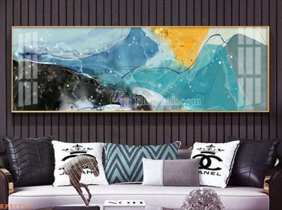 File tranh File tranh hiện đại pha lê gương KF97716 (gốc) chủ đề thiên nhiên