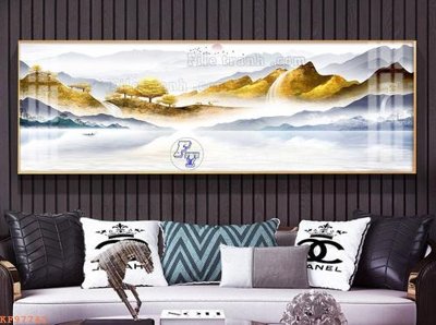 File gốc File tranh hiện đại pha lê gương KF97742 (in lụa) trang trí tường