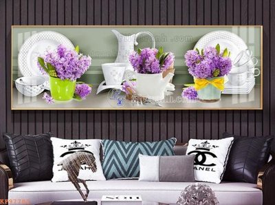 File gốc File tranh hiện đại pha lê gương KF97782 (in 3D) cho trang trí